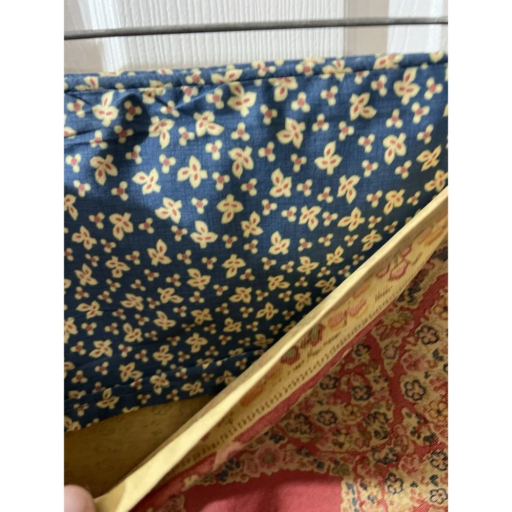 RL Chaps‎ Standard Shams Montauk Paisley Floral Reds Blue Ecru (2)